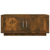 vidaXL Coffee Table Smoked Oak 102x50x45 cm Engineered Wood