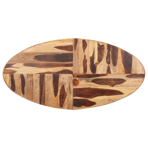 vidaXL Dining Table Oval 200x100x75cm Acacia Wood