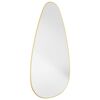 vidaXL Wall Mirror Gold 80x35 cm