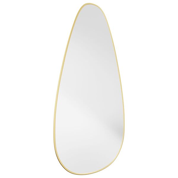 vidaXL Wall Mirror Gold 80x35 cm