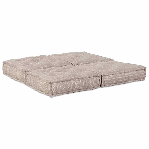 vidaXL Modular Sofa 2 pcs Light Brown 140 x 70 x 36 cm Fabric