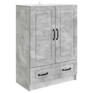 vidaXL Sideboard Concrete Grey 66 x 34.5 x 92 cm Engineered Wood