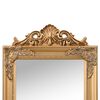 vidaXL Free-Standing Mirror Gold 40x160 cm