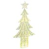vidaXL Christmas Tree with 240 LEDs Warm white 181 cm PET