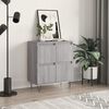 vidaXL Sideboard Grey Sonoma 60x35x70 cm Engineered Wood