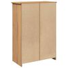 vidaXL Shoe Cabinet PANAMA 80x40x114 cm Solid Wood Pine