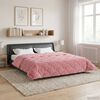 vidaXL Summer Duvet Pink 220 x 240 cm Microfiber and Teddy fleece