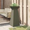vidaXL Pillar Planter Olive 40 x 40 x 100 cm