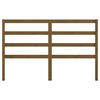 vidaXL Bed Headboard Honey Brown 146x4x100 cm Solid Wood Pine