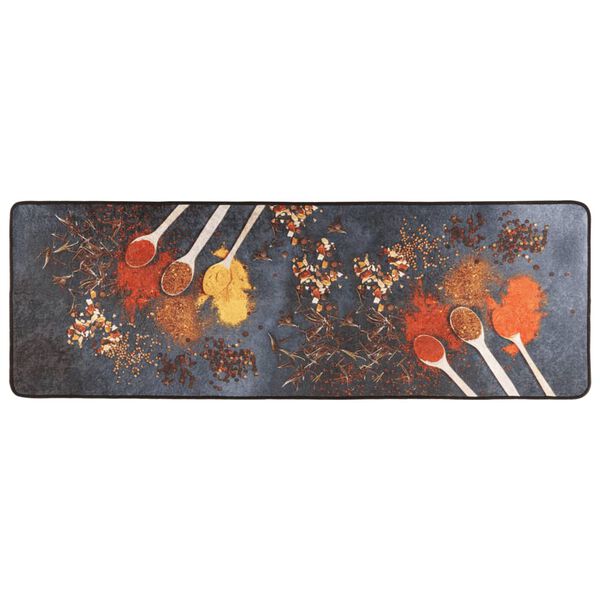 vidaXL Kitchen Rug Multicolour 60x180 cm Washable