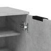 vidaXL Shoe Cabinet Concrete Grey 59x35x100.5 cm Engineered Wood