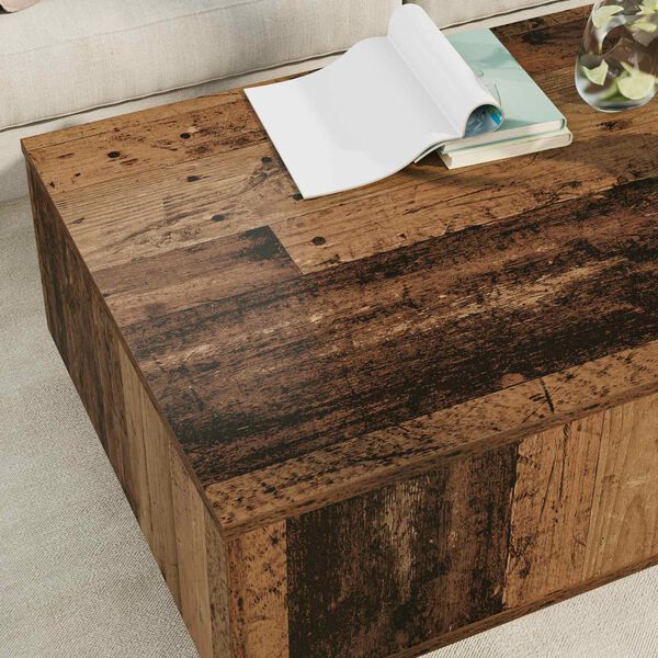 vidaXL Coffee Table Old Wood 95 x 55 x 31 cm Engineered Wood