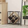 vidaXL Wine Rack Sonoma Oak 51 x 18 x 52.5 cm Engineered Wood