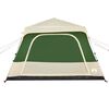 vidaXL Family Tent Dome 10-Person Green Quick Release