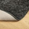 vidaXL Rug ISTAN High Pile Shiny Look Anthracite Ø 80 cm