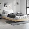 vidaXL Bed Frame without Mattress Sonoma Oak 100x200 cm Engineered Wood
