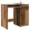 vidaXL Desk Old Wood 86x49x76 cm Engineered Wood