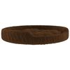 vidaXL Dog Bed Brown 90x70x23 cm Plush