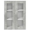 vidaXL Hanging Cabinet Concrete Grey 60 x 31 x 80 cm Engineered Wood