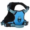 vidaXL Dog Harness with Reflective Stripes Adjustable Blue S
