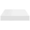 vidaXL Floating Wall Shelves 4 pcs White 40x23x3.8 cm MDF