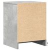 vidaXL Bedside Cabinets with LED Lights 2 pcs Concrete Grey Engineered Wood