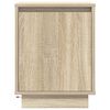 vidaXL Bedside Cabinet with LED Lights&nbsp;Sonoma Oak 38x34x50 cm