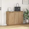 vidaXL LED Sideboard Artisan Oak 90 x 32 x 75 cm Engineered Wood