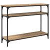 vidaXL Console Table Artisan Oak 100 x 29 x 75 cm Engineered Wood