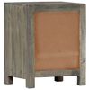vidaXL Bedside Cabinet Grey 40x30x50 cm Solid Mango Wood