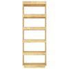 vidaXL Book Cabinet/Room Divider 60x35x167 cm Solid Pinewood