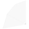 vidaXL Balcony Privacy Screen White 210 x 210 cm Fabric