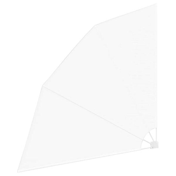 vidaXL Balcony Privacy Screen White 210 x 210 cm Fabric