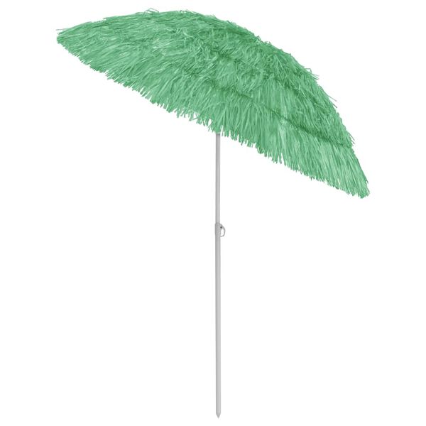 vidaXL Hawaii Beach Parasol Green 180 cm