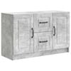 vidaXL Sideboard Concrete Grey 89 x 34.5 x 57 cm Engineered Wood