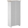 vidaXL Wardrobe White 80x50x171.5 cm Solid Pine Panama Range