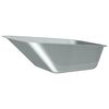 vidaXL Wheelbarrow Tray Replacement Silver 88 x 60 x 32 cm Steel