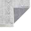 vidaXL Rug Light Grey 100x300 cm Cotton