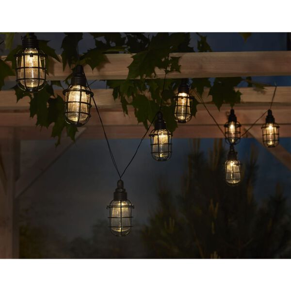 Luxform Solar LED Garden Light String Corsica Transparent and Black