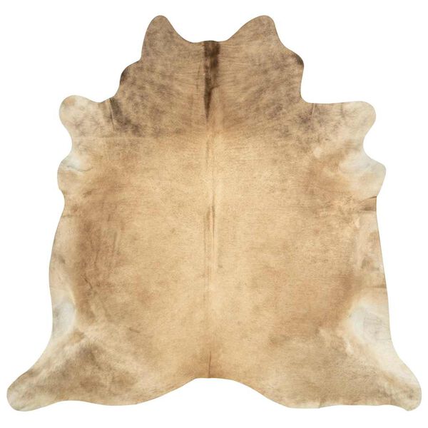 vidaXL Real Cowhide Rug Beige 180x220 cm