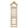 vidaXL Play Tower Brown 110.5 x 52.5 x 214 cm Solid Pine Wood