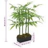 vidaXL Artificial Bamboo Tree 240 Leaves 80 cm Green