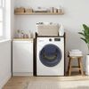 vidaXL Wash Machine Cabinet with Storage Smoked Oak 67.5 x 48 x 97 cm