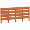 vidaXL Headboard Wax Brown 135 cm Solid Wood Pine