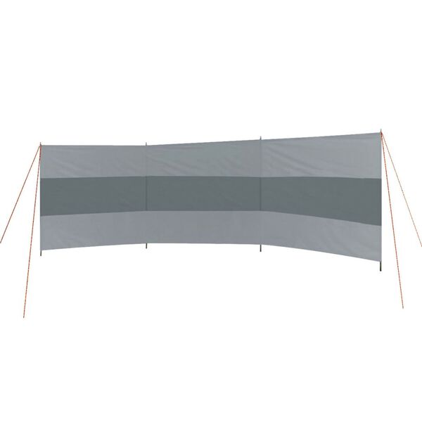 Bo-Camp Windbreak with Top Beams Caira 500x140 cm Grey
