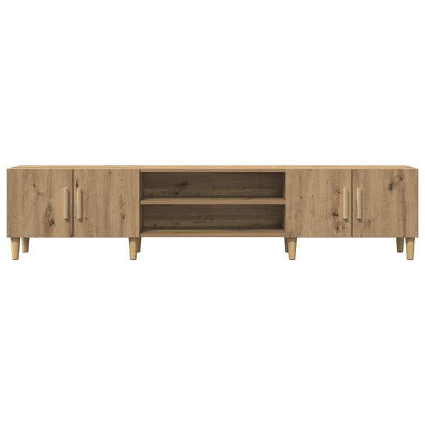 vidaXL TV Cabinet Artisan Oak 180x31.5x40 cm Engineered Wood