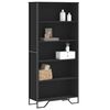 vidaXL Book Cabinet Black 80x31x169 cm Engineered wood