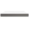 vidaXL Pocket Spring Bed Mattress Grey 180x200x20 cm Faux Leather