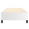 vidaXL Box Spring Bed Frame White Single Faux Leather (UK/IE/FI/NO only)
