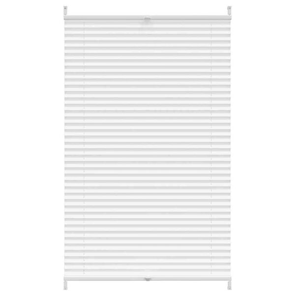 Plisse Blind 80x100cm White Pleated Blind